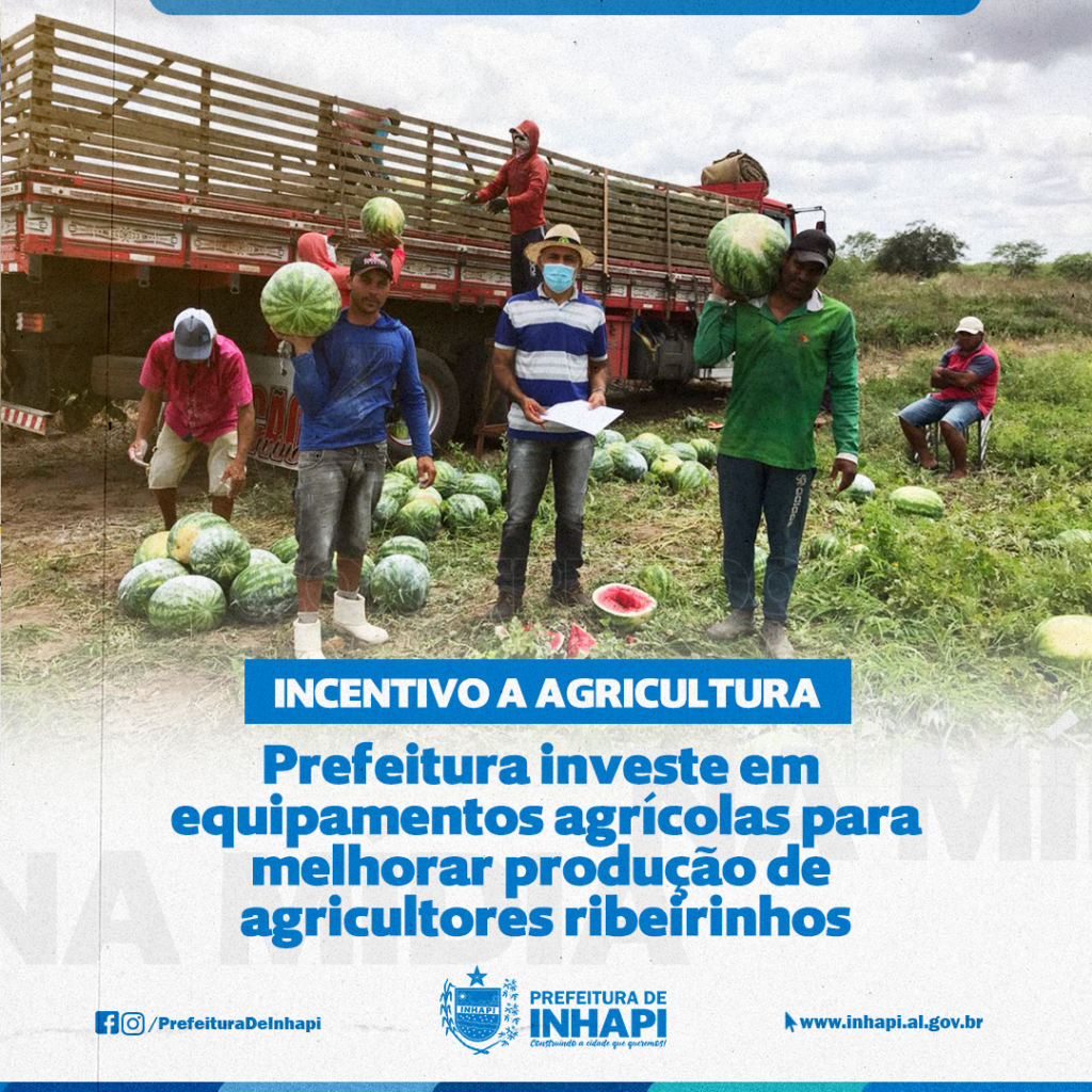 Prefeitura investe em equipamentos agrícolas para melhorar produção de agricultores ribeirinhos