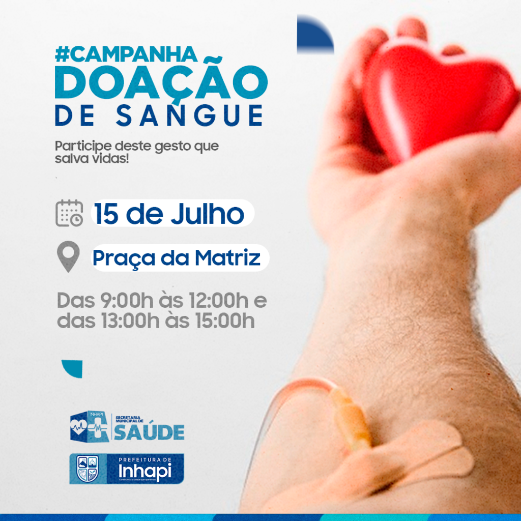 Prefeitura realiza campanha de doação de sangue em parceria com a Hemoal.